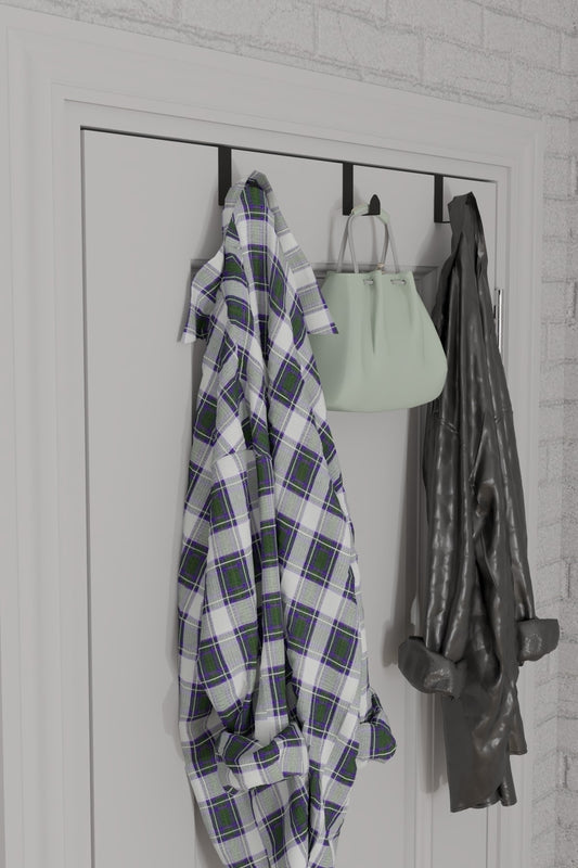 5'li Set Kapı Arkası Metal Askı Bornoz Askı Giysi Askı