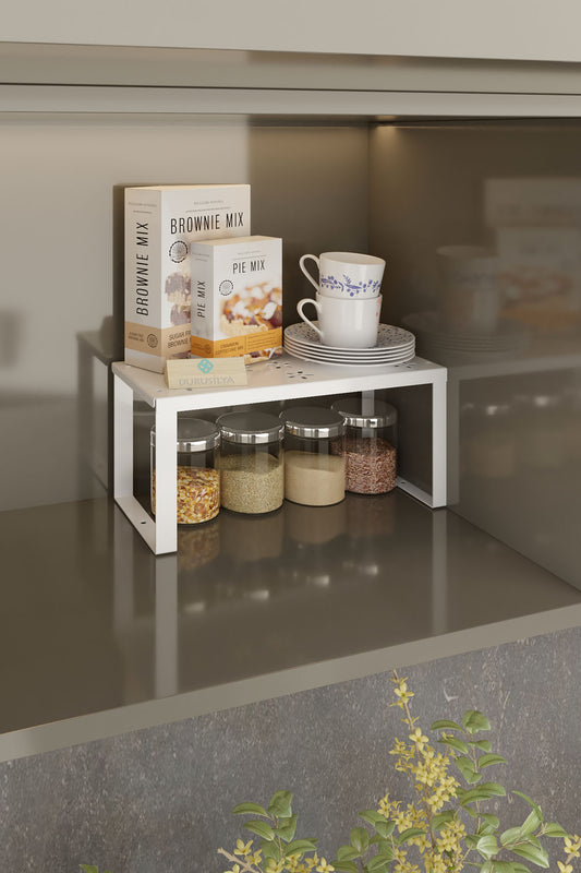 Metal Dolap Içi Raf Düzenleyici Küçük Boy Tezgah Üstü Düzenleyici