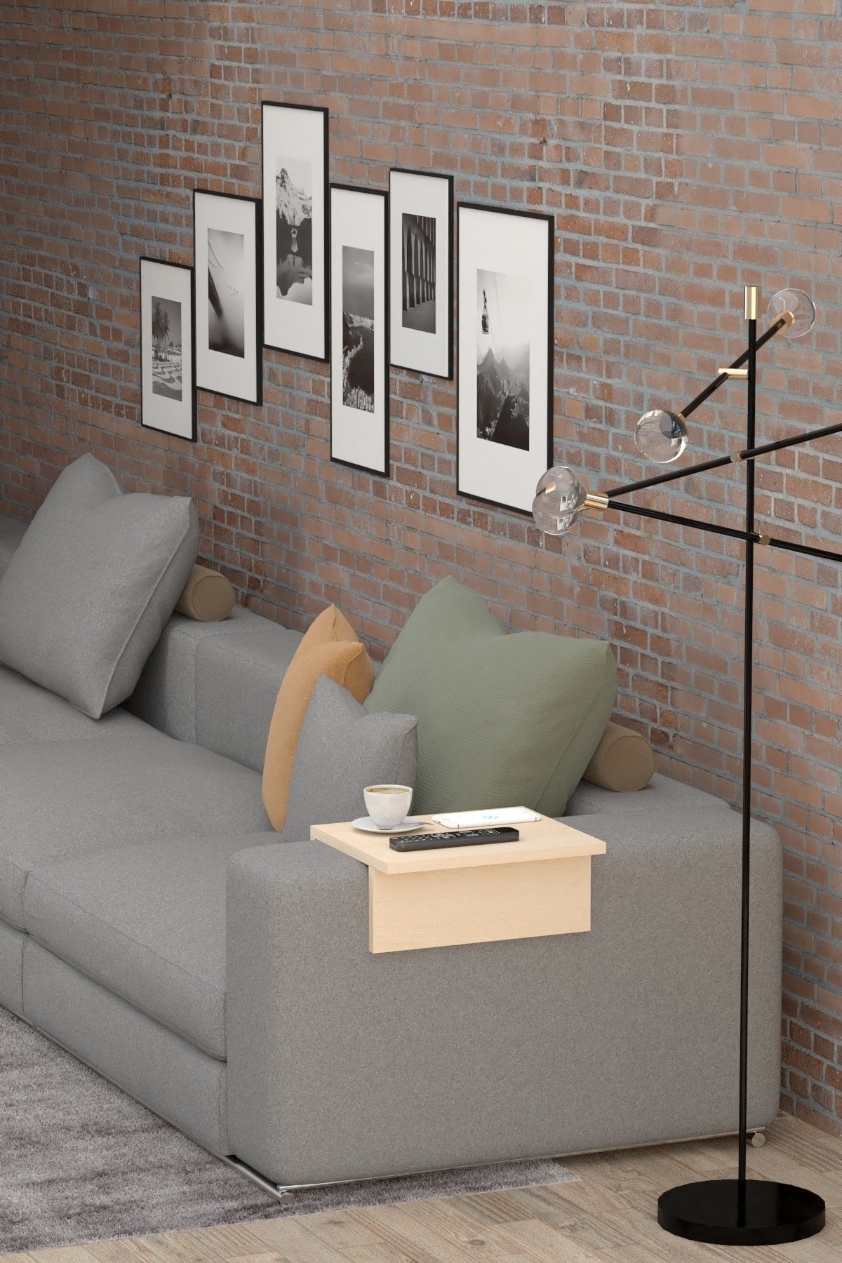 Koltuk Yan Sehpa Kolçak Sehpası