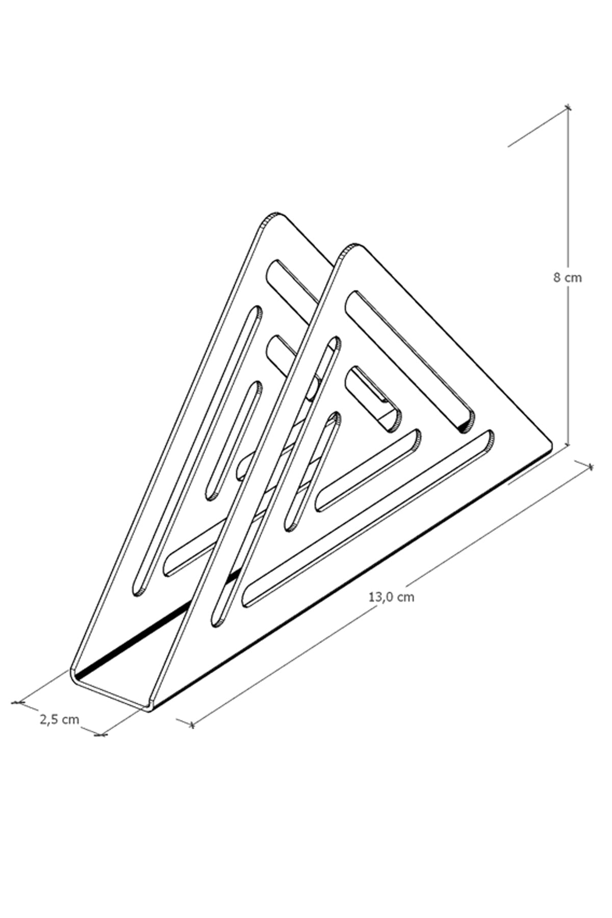 Masaüstü Metal Peçetelik Peçete Tutucu Havluluk