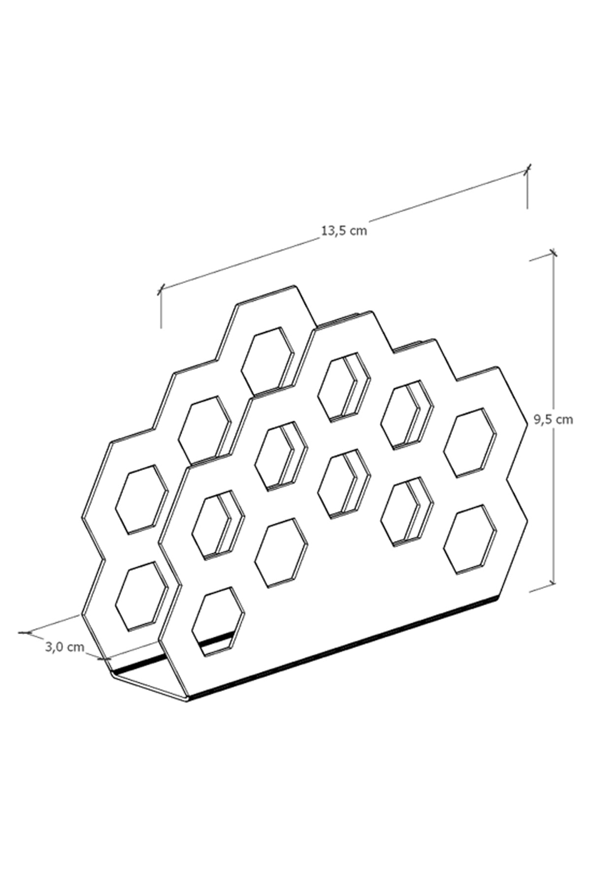 Masaüstü Metal Peçetelik Peçete Tutucu Havluluk