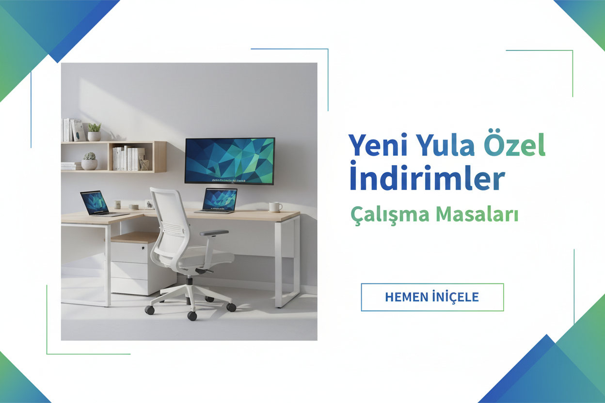 Yeni Yıl Çalışma Masası Banner